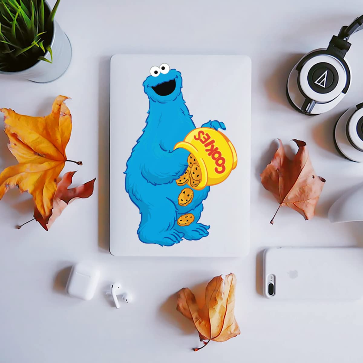 Amazon | クリスタルステッカー セサミストリート クッキーモンスター